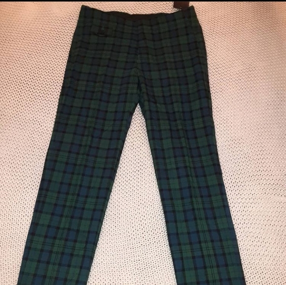 Blue and green checker pants - Picture 3 of 3